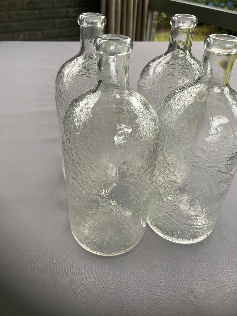 OUDE GLAZEN FLESSEN, Antiquités & Art, Antiquités | Verre & Cristal, Enlèvement ou Envoi