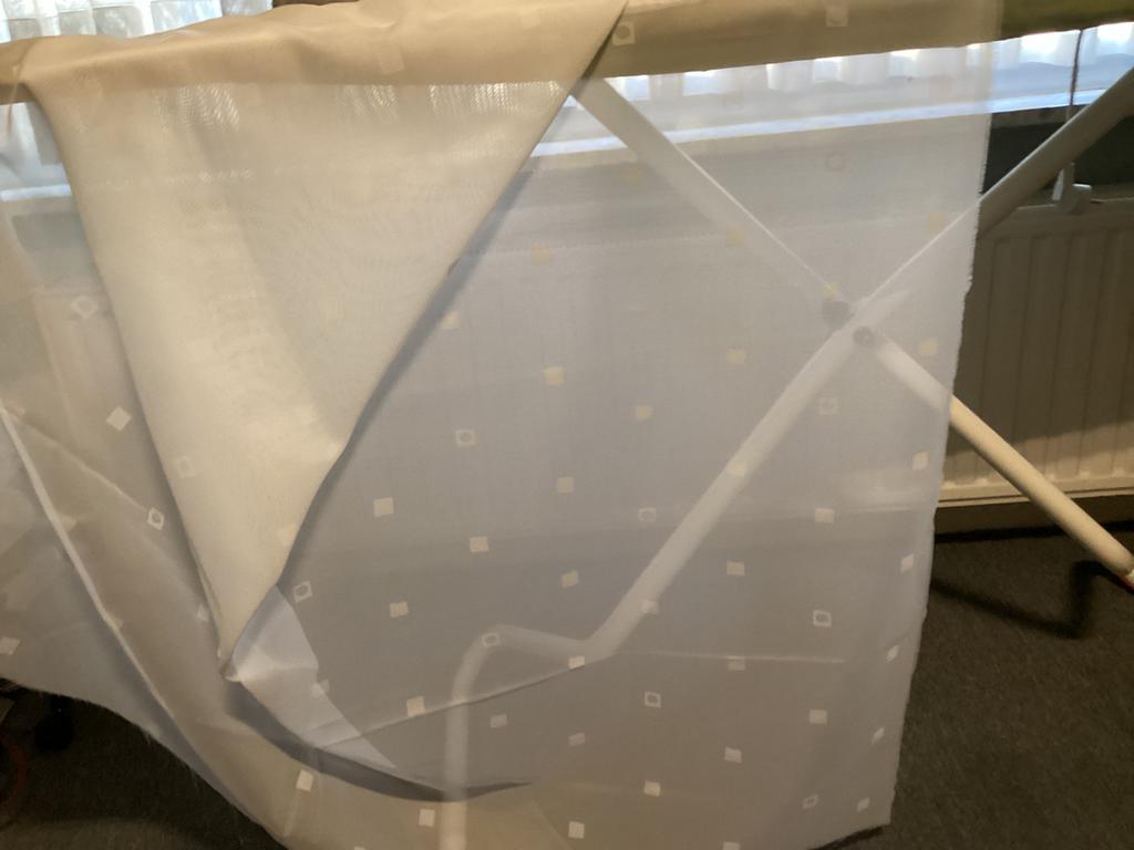 Rest glas gordijn, Huis en Inrichting, Ophalen, Nieuw