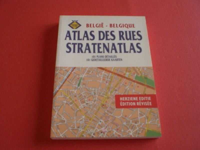 Atlas des rues Belgique 2 Langues 1996, Verzenden, Gelezen, België, Overige typen