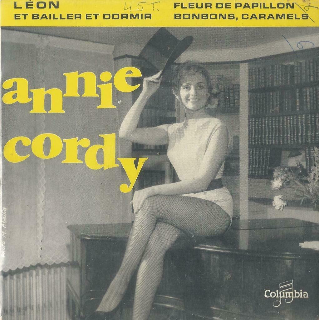 Annie Cordy – Léon / Fleur de papillon + 2 – Single - EP, Ophalen of Verzenden, Gebruikt, Pop