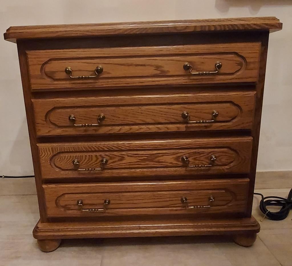 eiken commode, Huis en Inrichting, Kasten | Ladekasten, Ophalen, Gebruikt, Klassiek, Eikenhout