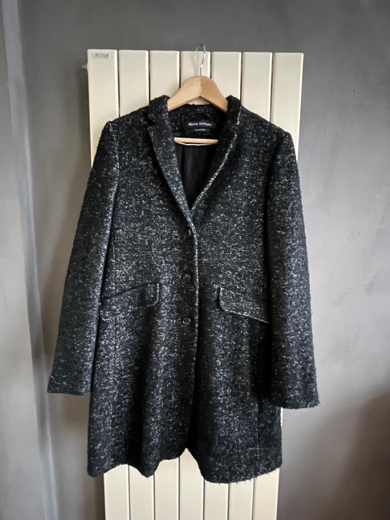 Zwarte winter damesmantel Marco'polo, Kleding | Dames, Zwart, Ophalen of Verzenden, Zo goed als nieuw, Marc o'polo