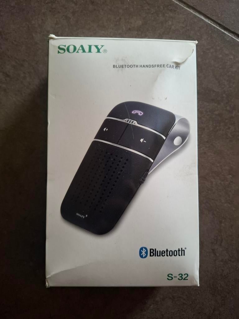 Soaiy Bluetooth handsfree carkit, Auto diversen, Carkits, Zo goed als nieuw, Ophalen