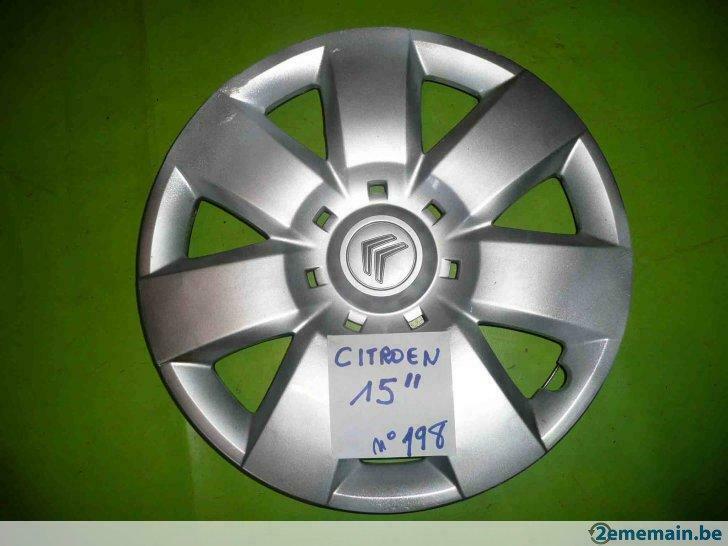 enjoliveur Citroën 15'' (n°198) 1 pc, Autos : Pièces & Accessoires, Enlèvement ou Envoi, Utilisé, Jante(s)