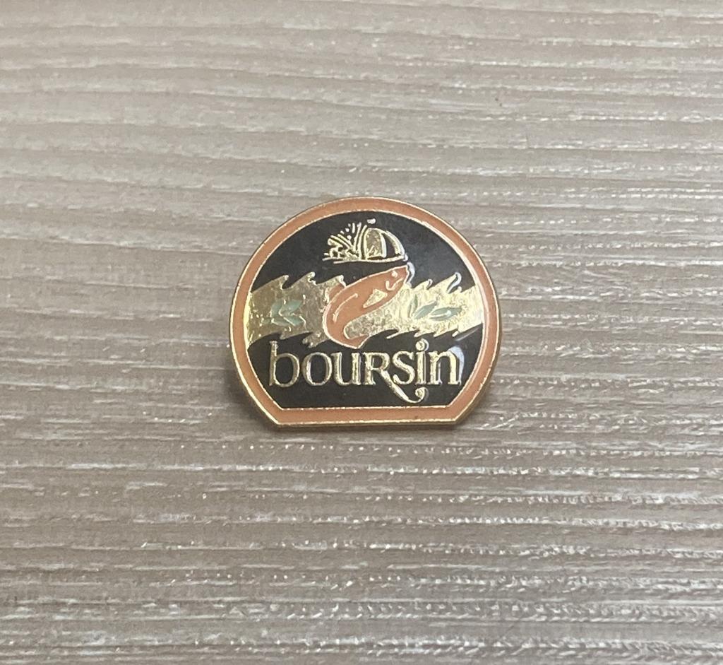 PIN - BOURSIN - KAAS - FROMAGE, Envoi, Utilisé, Marque, Insigne ou Pin's