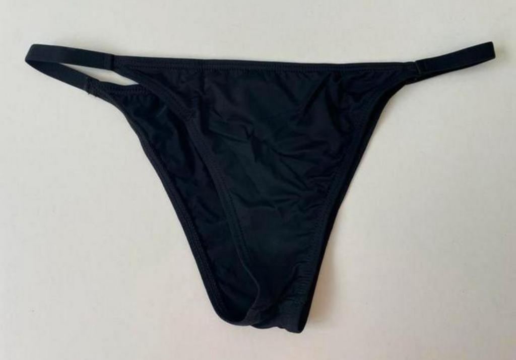 Tanga en microfibre pour hommes New, Envoi, Noir, Slip