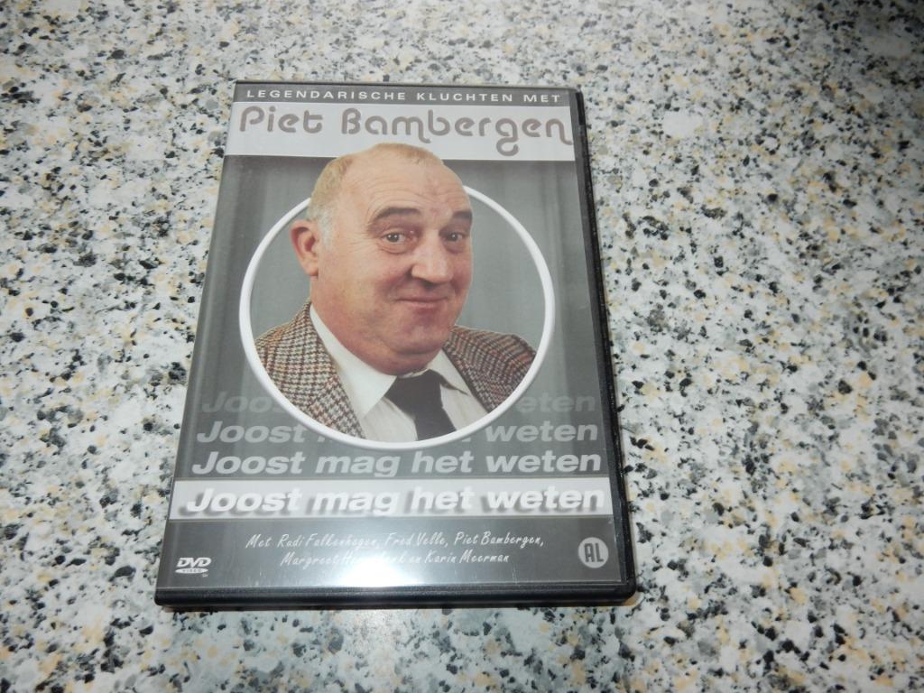 nr.1261 - Dvd: Piet Bambergen - joost mag het weten, Cd's en Dvd's, Alle leeftijden, Ophalen, Zo goed als nieuw