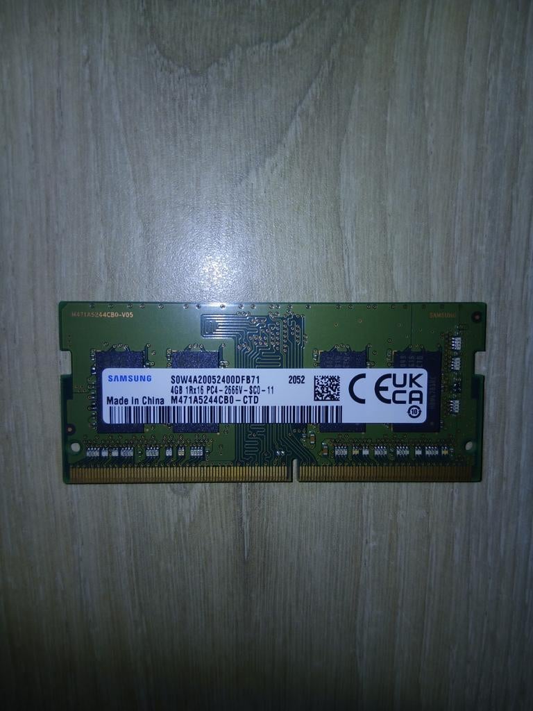 Samsung RAM-geheugen 4 GB voor laptops, Ophalen, Zo goed als nieuw, Laptop, 4 GB