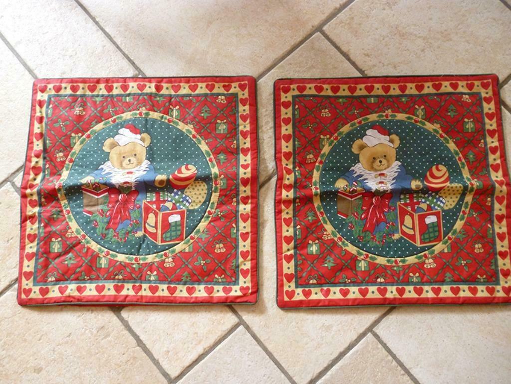 Kussenhoes kerstmotief nieuw (40x40) 2 st, Ophalen of Verzenden, Nieuw