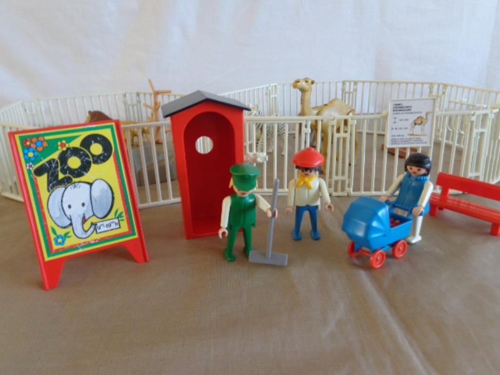 Playmobil vintage ZOO - complément au 3132-3145-3435 - 1982, Enlèvement ou Envoi, Utilisé, Playmobil en vrac