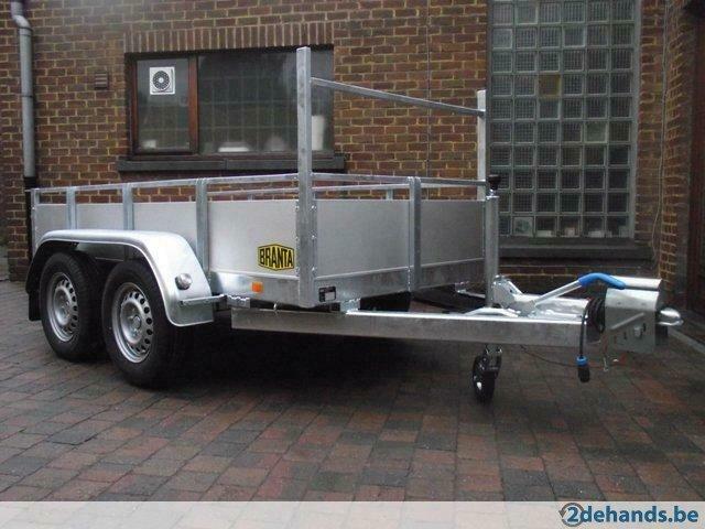 Nieuwe geremde bakaanhangwagen 2,9 x 1,6m te 9300 Aalst, Ophalen, Nieuw