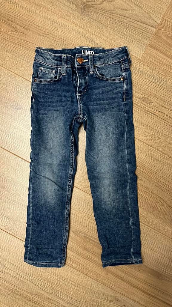 Warme jeans mt104 H&M, Kinderen en Baby's, Kinderkleding | Maat 104, Broek, Meisje, H&M, Ophalen of Verzenden