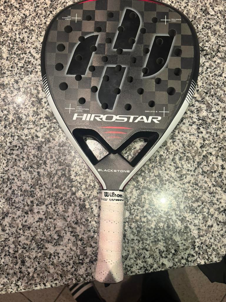 Padelracket Hirostar Blackstone 2025, Ophalen, Zo goed als nieuw, Padelracket
