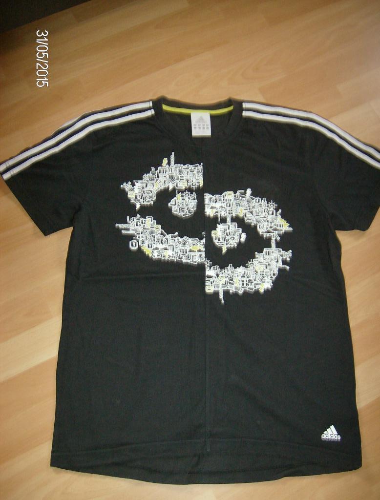 t-shirt zwart merk adidas - maat l, Vêtements | Hommes, T-shirts, Enlèvement ou Envoi, Taille 52/54 (L), Adidas, Porté
