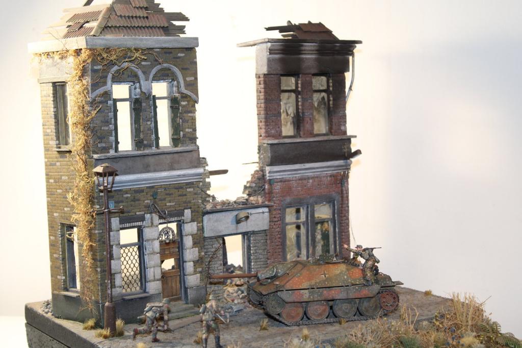 Diorama maquette 1/35 guerre 40 45 US allemand anglais, Enlèvement ou Envoi, Comme neuf, 1:35 à 1:50, Diorama