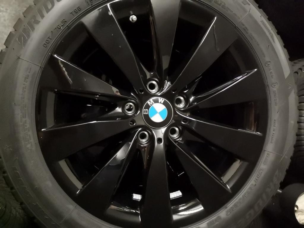 Winterset BMW 3 reeks, Ophalen, Gebruikt, Banden en Velgen, 17 inch