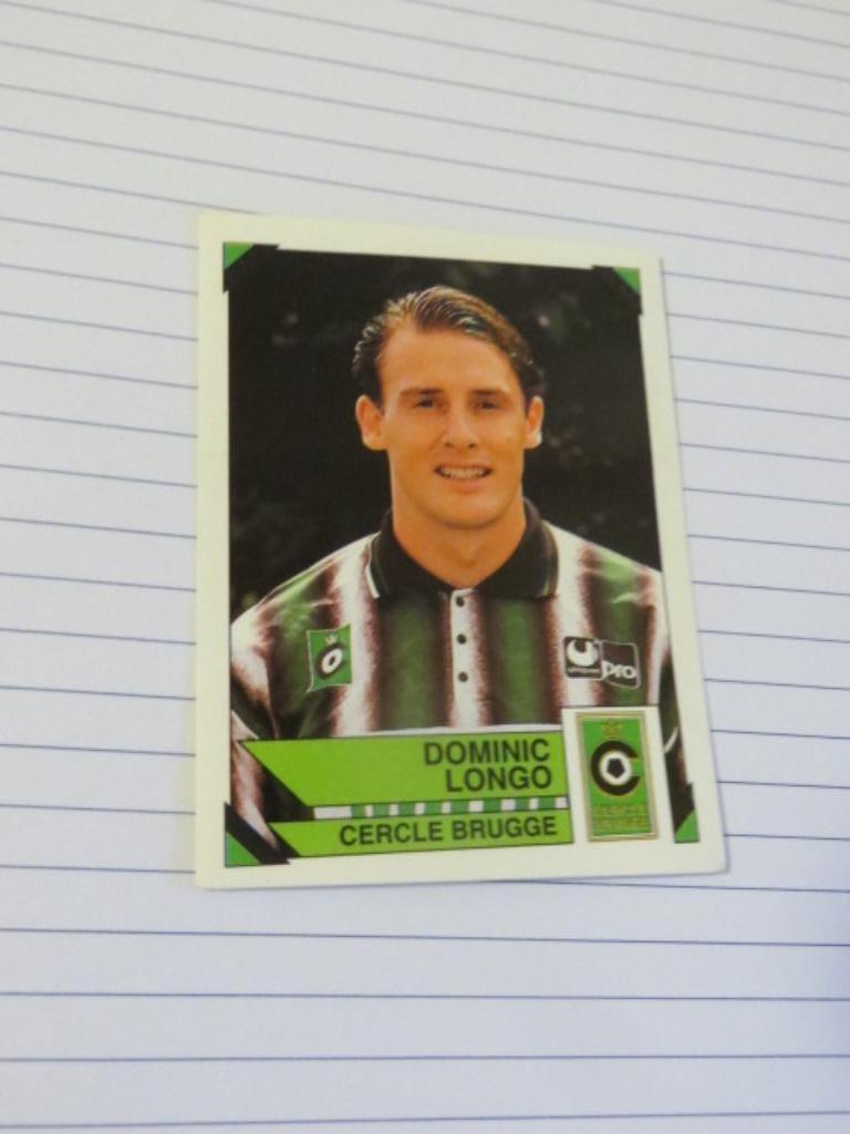 Voetbal: Sticker football 95 :  Dominic Longo -Cercle Brugge, Enlèvement ou Envoi, Neuf, Autocollant