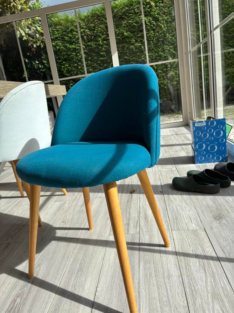 Maison du Monde eetkamerstoelen 6x, Ophalen, Zo goed als nieuw