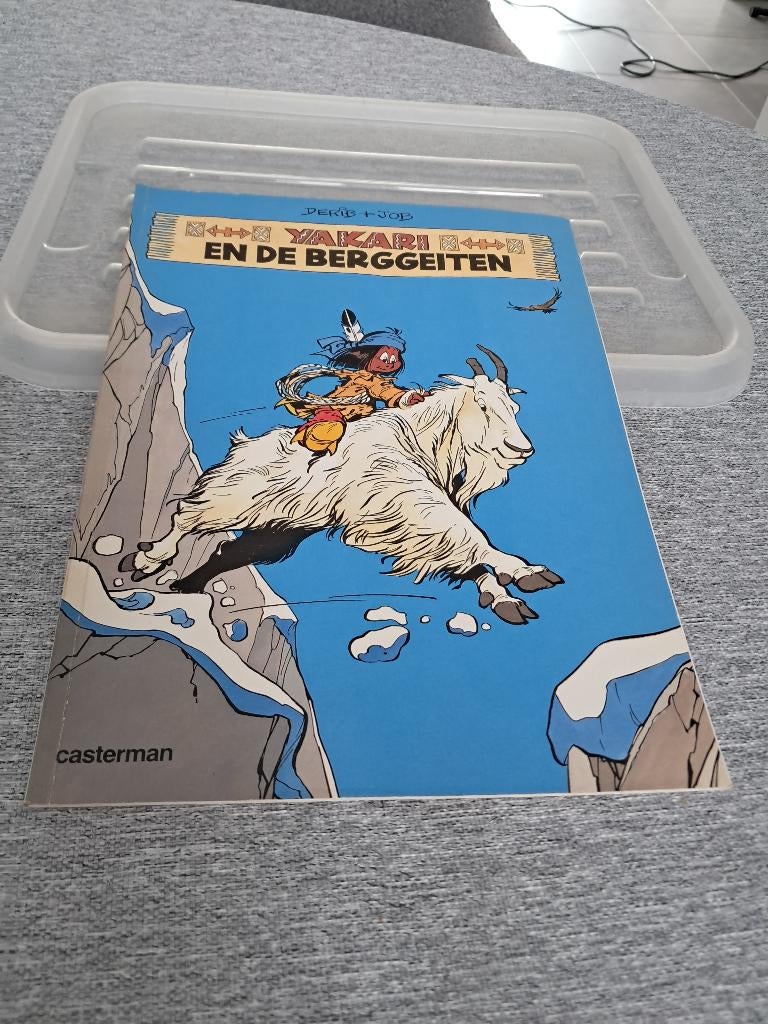 Yakari en de berggeiten 11(1985) casterman, Eén stripboek, Ophalen of Verzenden, Gelezen