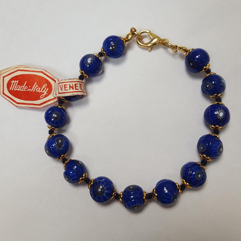 Bracelet vintage fait main, verre de Murano, Venise, Bijoux, Sacs & Beauté, Bracelets, Comme neuf, Autres matériaux, Autres couleurs
