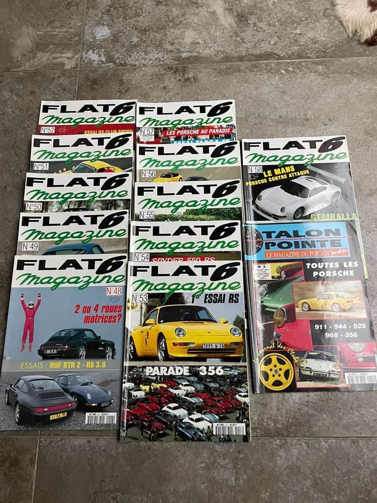 Lot de 12 magazines Porsche pour l’année 1995, Enlèvement ou Envoi, Utilisé, Porsche