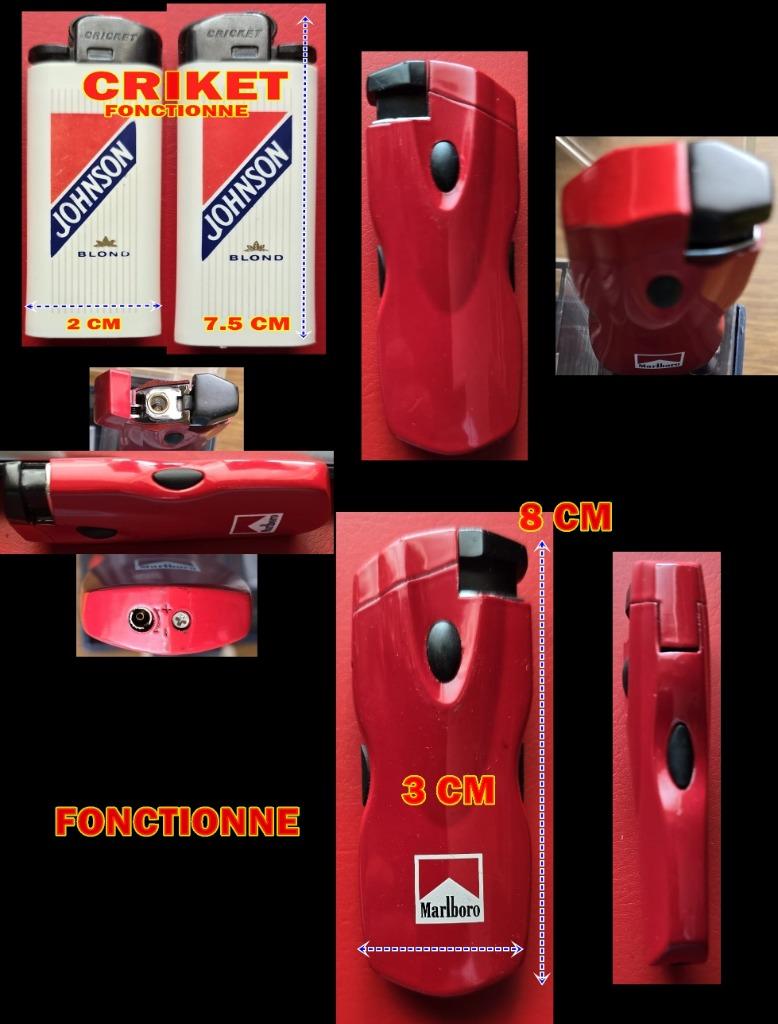 BRIQUET "AVANT 2000 -CRIKET-JOHSON -MALBORO GAZ, Enlèvement ou Envoi, Briquet