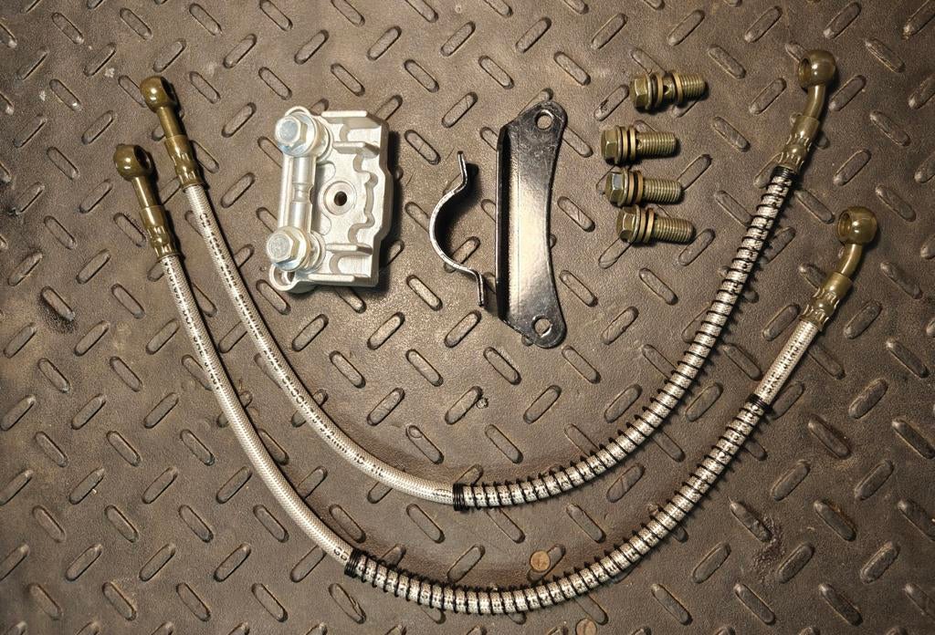 Oliekoeler aansluiting set, Ophalen