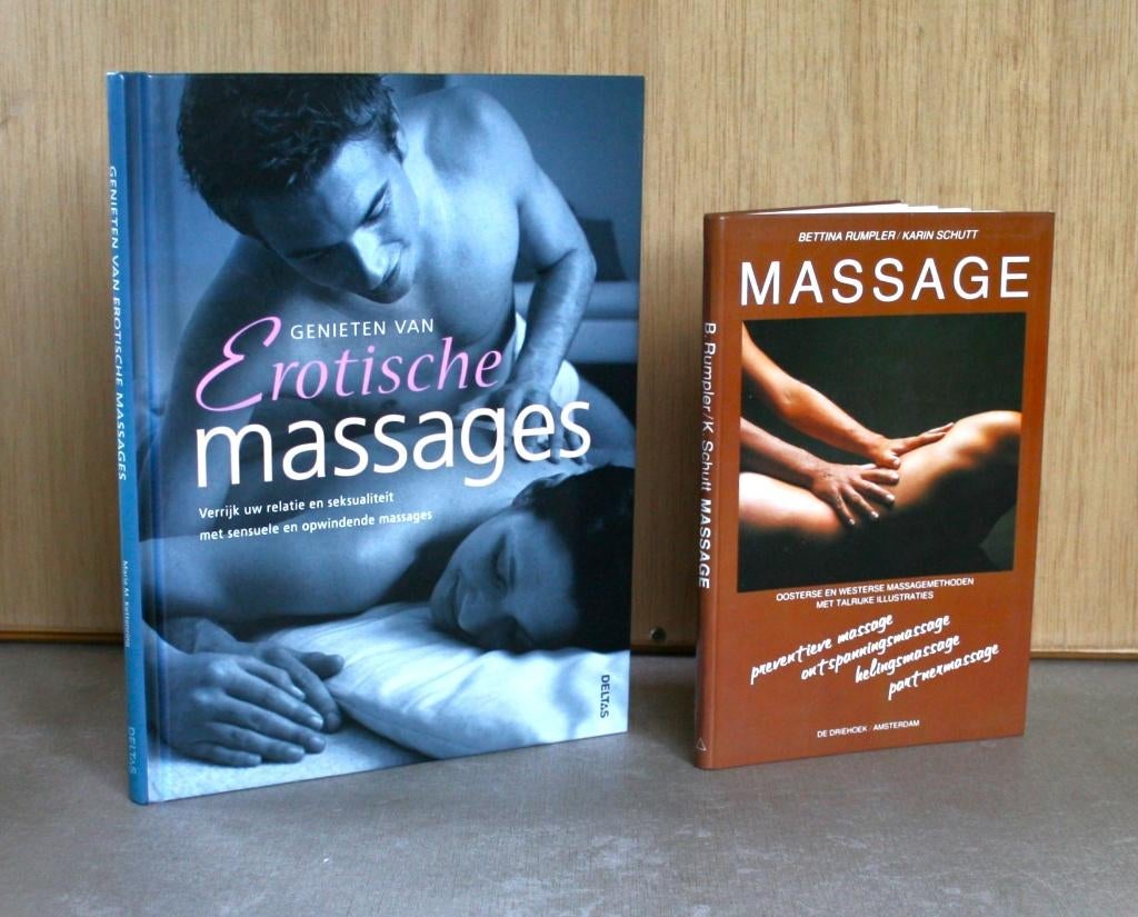 Massage + erotische massages. Set van 2: €10, Ophalen of Verzenden, Gebruikt