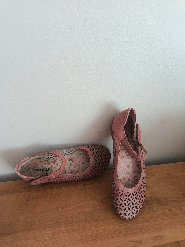 Ballerines en cuir New Travel Fox 36/37, Enlèvement ou Envoi, Neuf, Ballerines