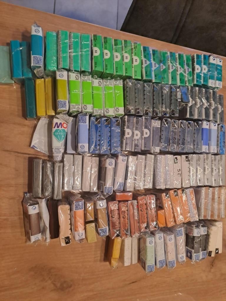 Pakket polymeerklei voor juwelen, Hobby en Vrije tijd, Kralen en Sieraden maken, Zo goed als nieuw, Ophalen