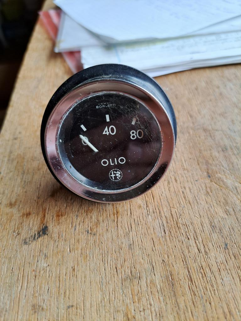 Alfa Romeo Klokjes Olio - Acqua Temp, Ophalen, Gebruikt, Alfa Romeo