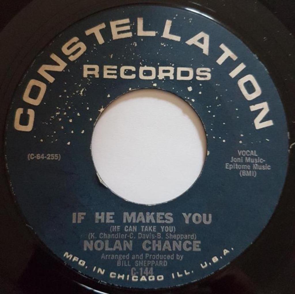 Nolan Chance  - If He Makes You " Popcorn ", Ophalen of Verzenden, Gebruikt, R&B en Soul
