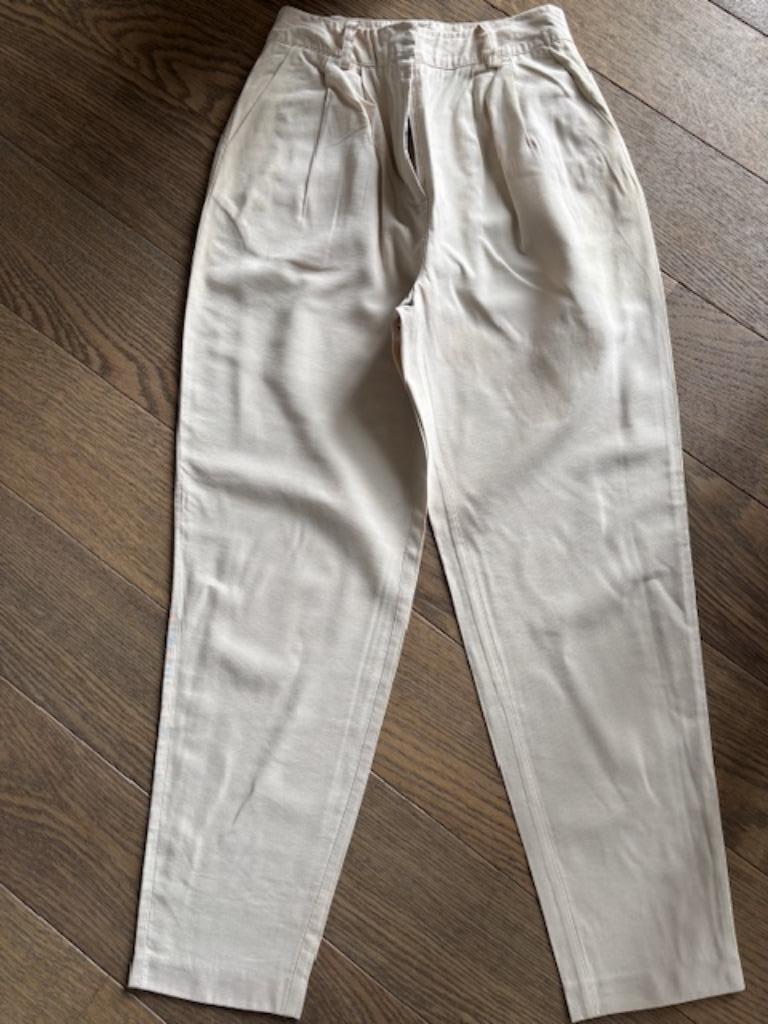 Broek YAS maat XS/S, Beige, Yas, Ophalen of Verzenden, Zo goed als nieuw