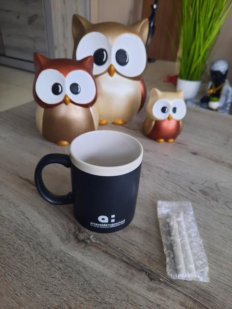 Beschrijfbare mok met krijt, Ophalen of Verzenden, Nieuw