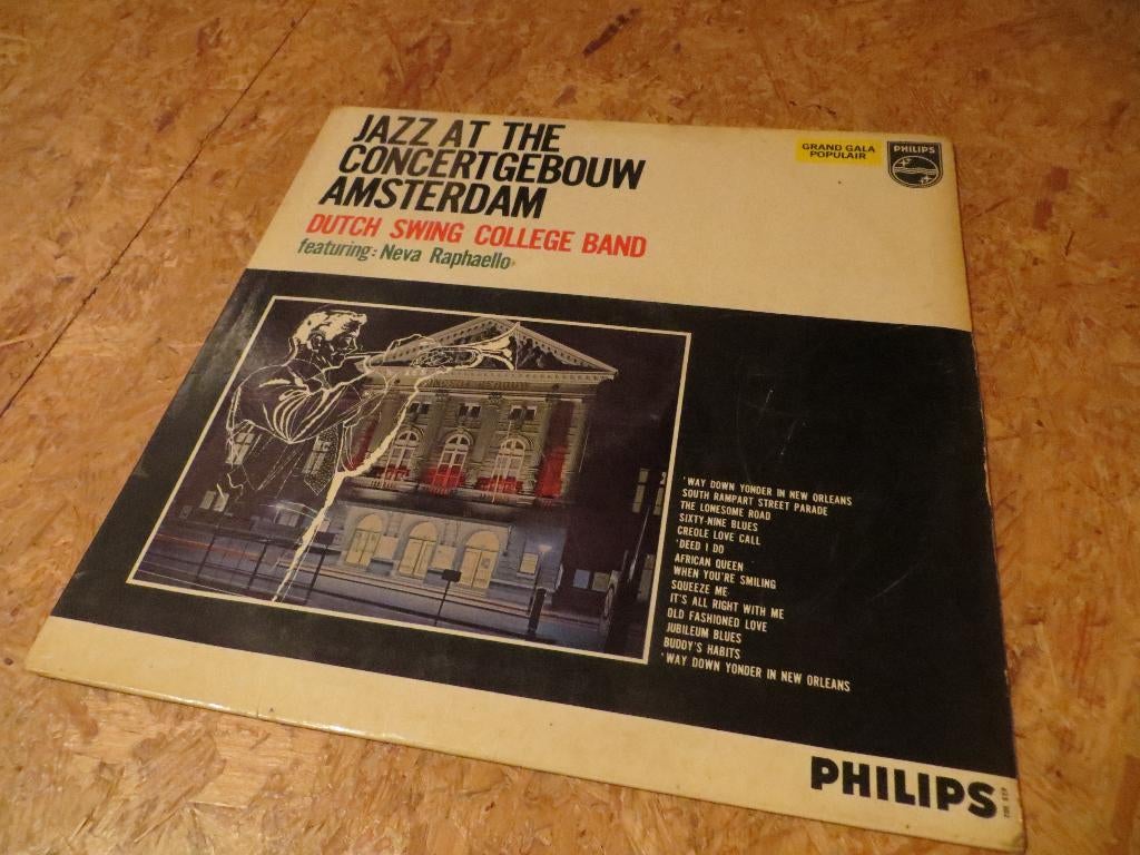 LP VINYL -Dutch Swing College Band Jazz At The Concertgebouw, Cd's en Dvd's, Vinyl | Jazz en Blues, Gebruikt, Jazz, 1960 tot 1980