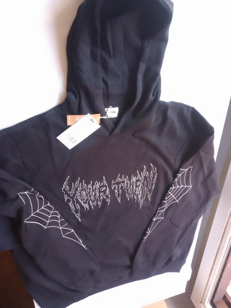 new XXL yourturn hoodie unisex inverpakking front+sleeves, YOURTURN, Zwart, Nieuw, Overige maten