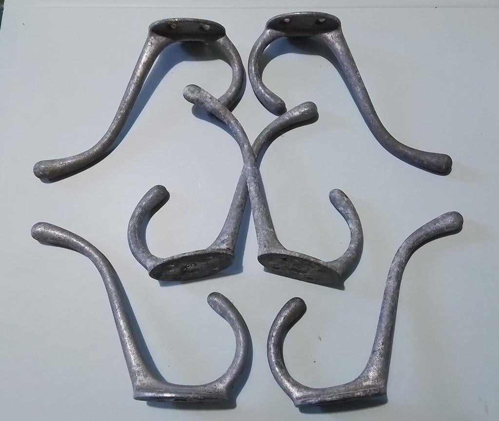 Crochets patere porte manteau ancien (6), Enlèvement ou Envoi, Utilisé