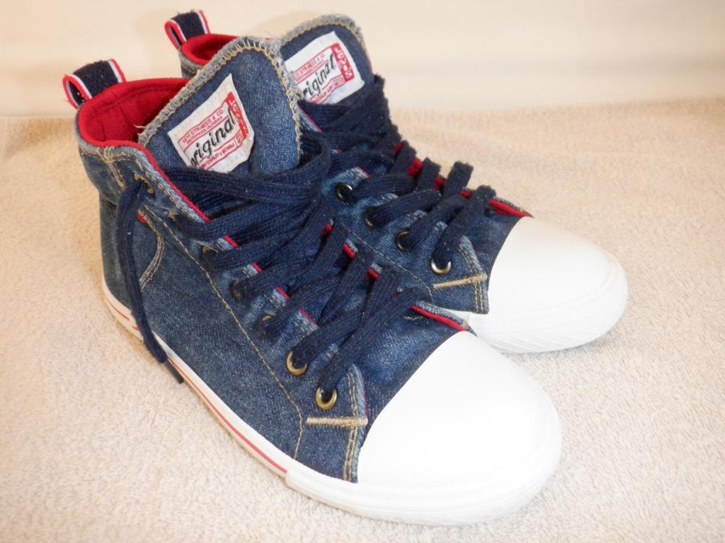 hoge jeans sneakers Levi's mt 37 als nieuw, Jongen of Meisje, Schoenen, Ophalen of Verzenden, Zo goed als nieuw