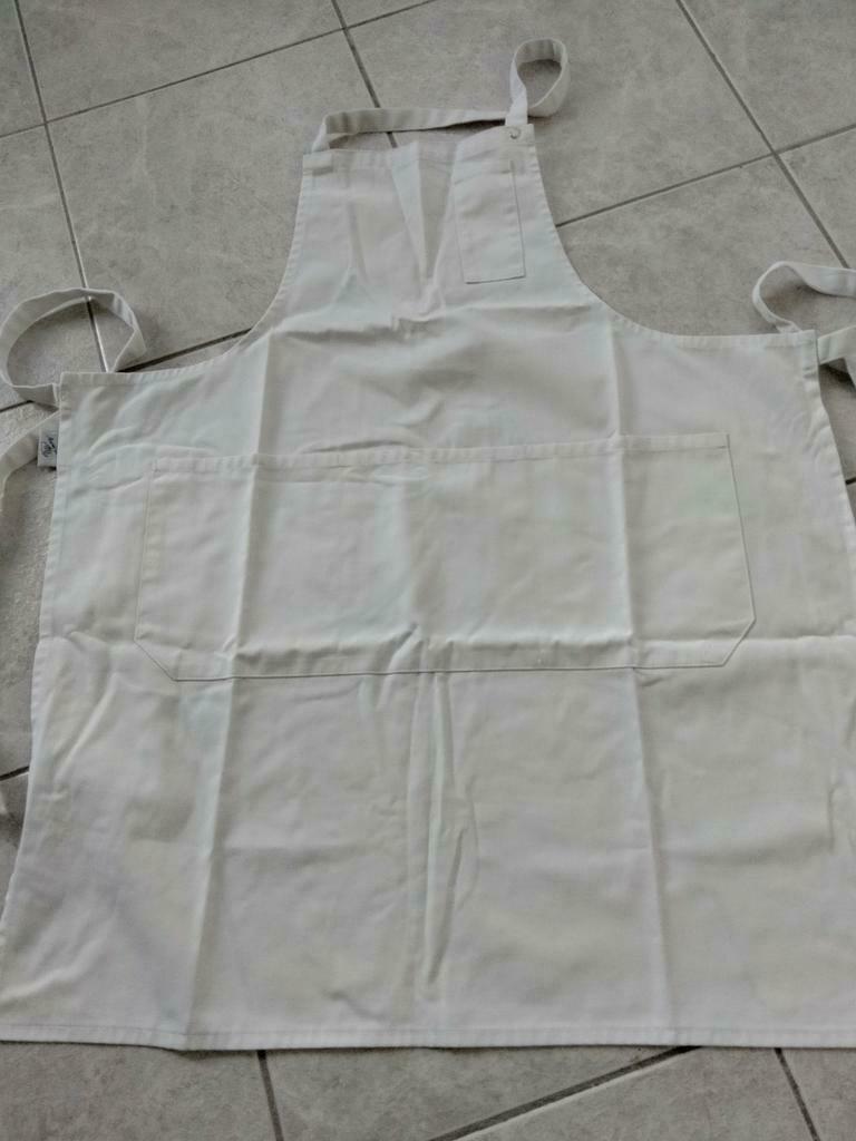 Witte schort, Ophalen of Verzenden, Zo goed als nieuw, Schort