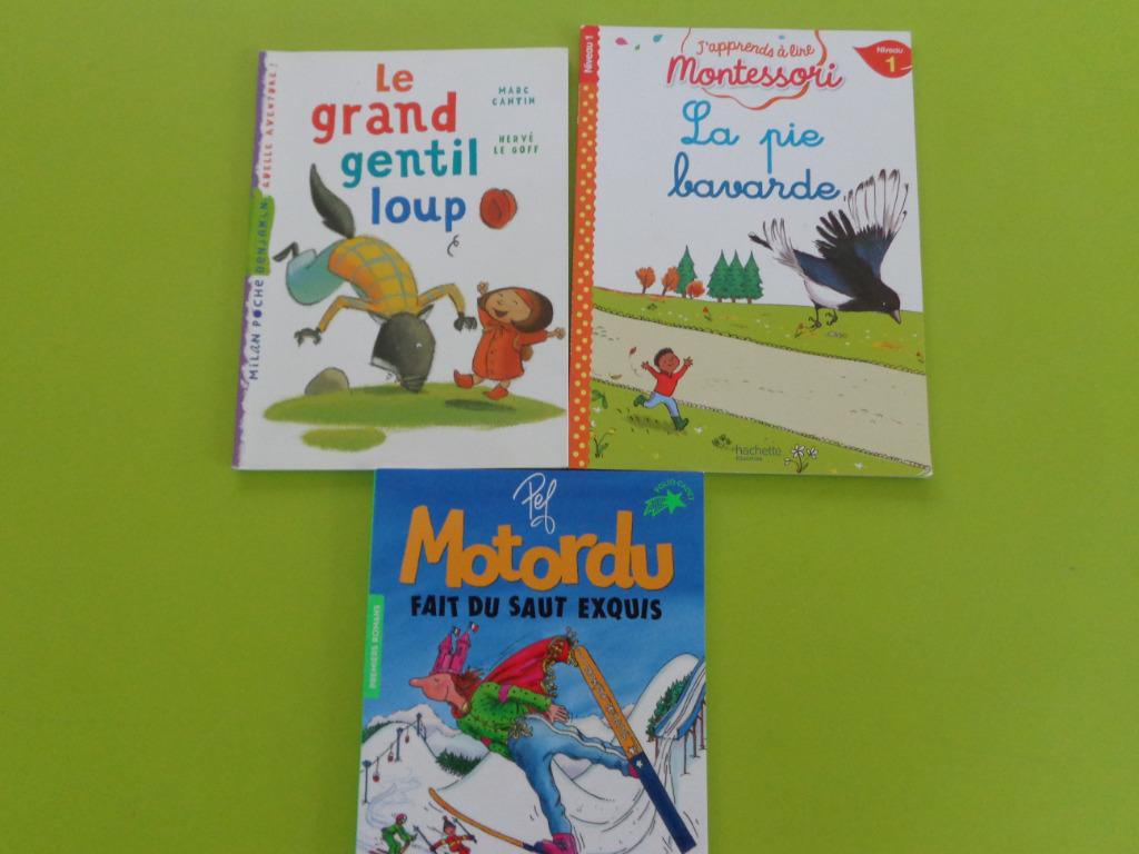 Livres enfant apprentissage lecture Montessori 1 et autres, Livres, Enlèvement ou Envoi, Fiction général, Comme neuf, PEF-CANTINI-LE GOFF
