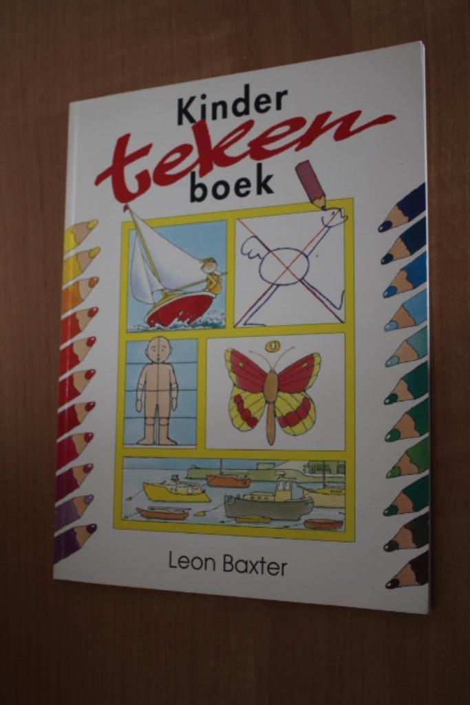 Kindertekenboek - Tekenboek Kind - Leon Baxter - nieuw, Ophalen of Verzenden, Nieuw, Overige typen