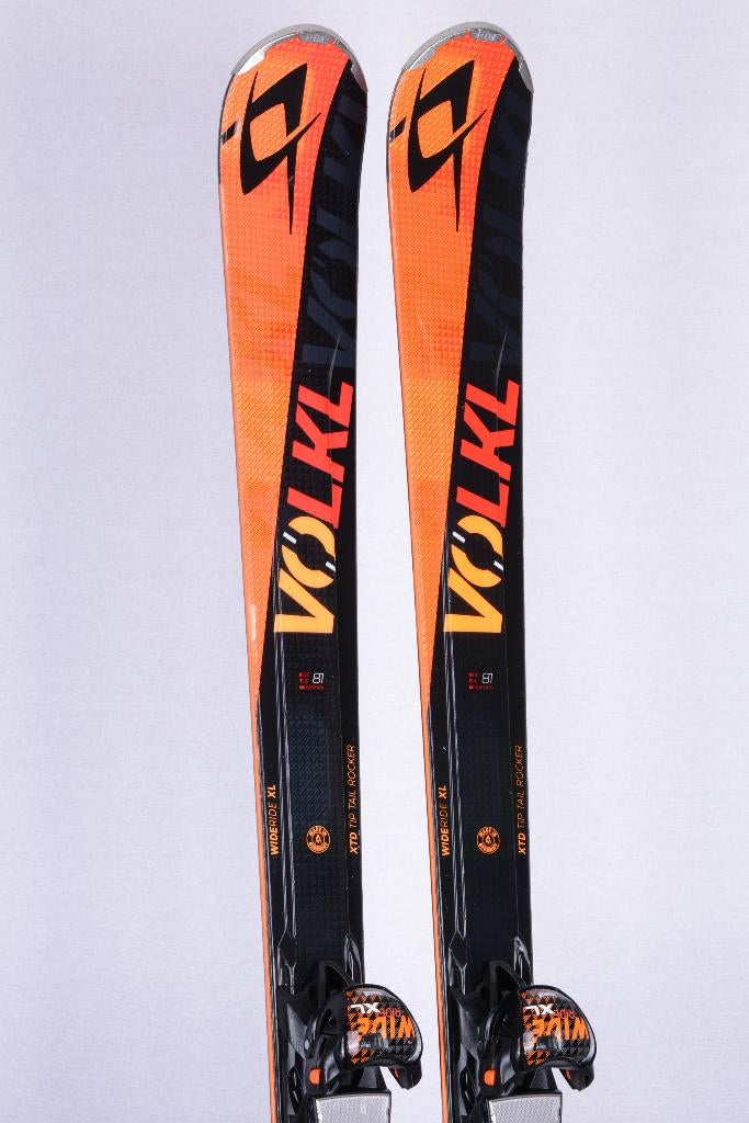 177 182 ski's VOLKL RTM 81, black/orange, xtd tip, Gebruikt, Ophalen of Verzenden, Carve, Ski's