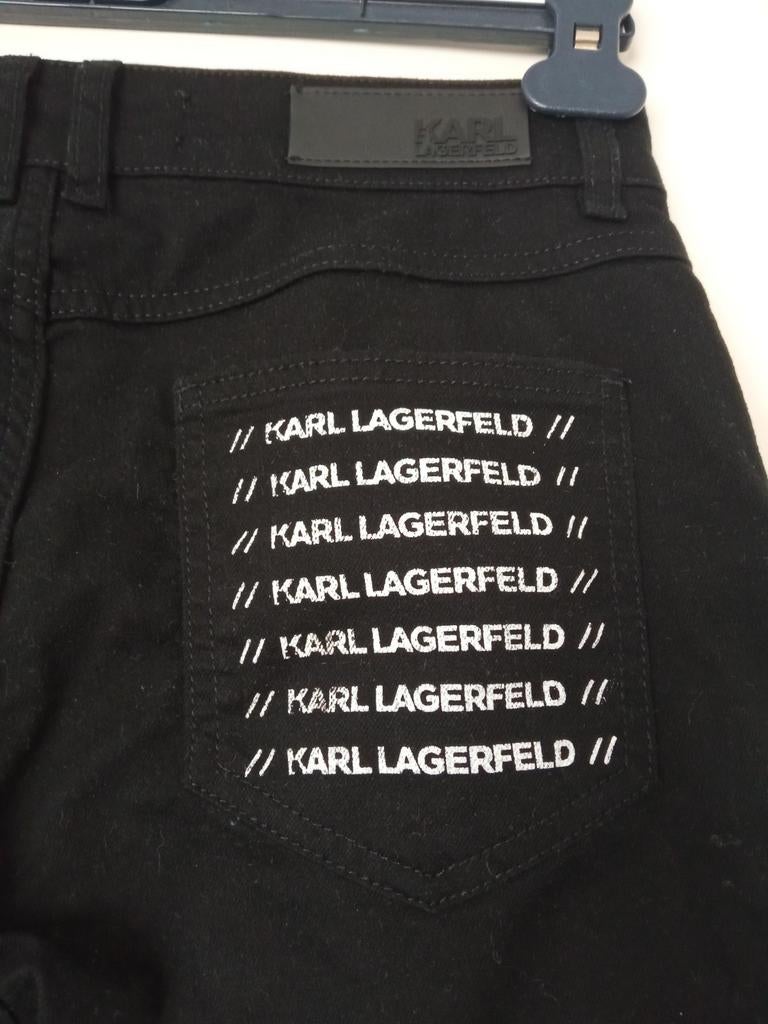Karl Lagerfeld jeans Mt 30 taille 77cm zwart nieuw, Kleding | Dames, Karl Lagerfeld, Zwart, Nieuw, Ophalen of Verzenden
