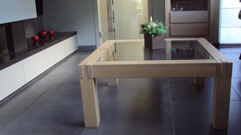 Salontafel, Huis en Inrichting, Tafels | Salontafels, Ophalen, Modern- tijdloos, Gebruikt, 50 tot 100 cm