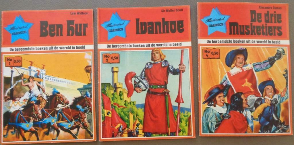 Illustrated Classics (Gulf Oil) deeltje 1, 2 en 4- - 1974, Ophalen of Verzenden, Gelezen