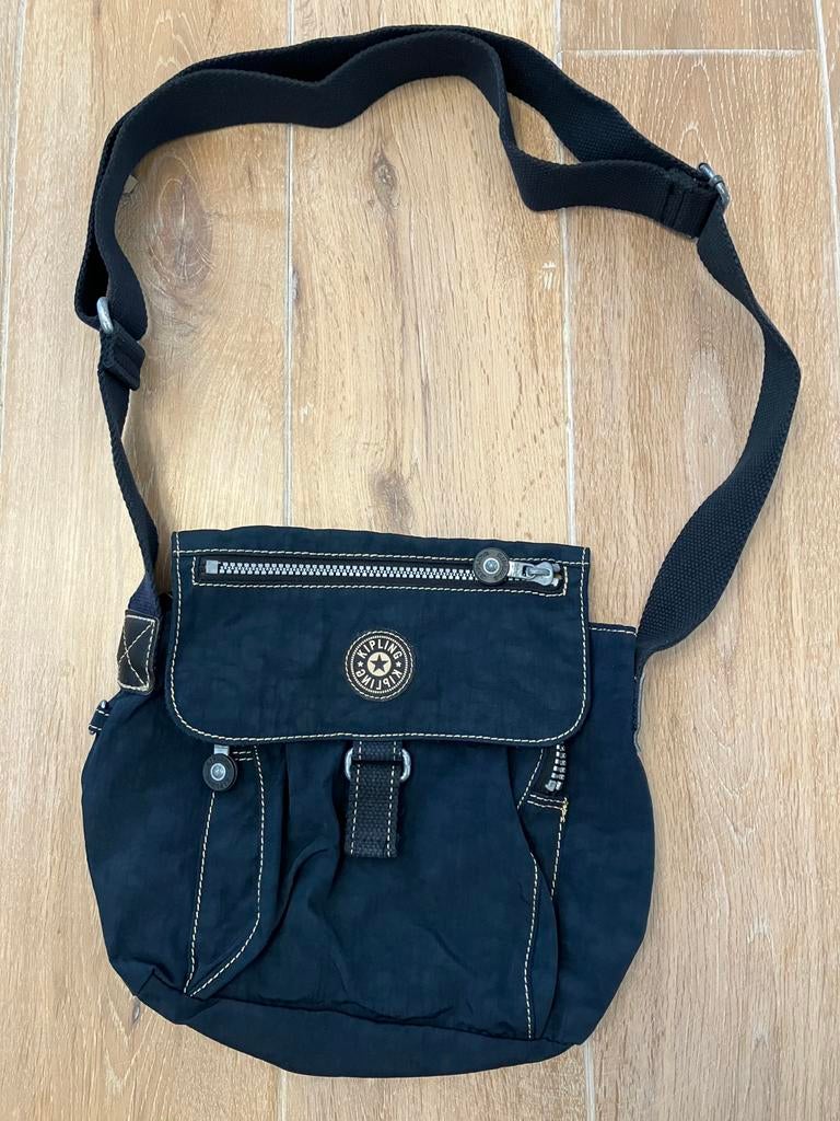 Zo goed als nieuwe blauwe Kipling handtas, Ophalen of Verzenden, Zo goed als nieuw, Blauw, Kipling