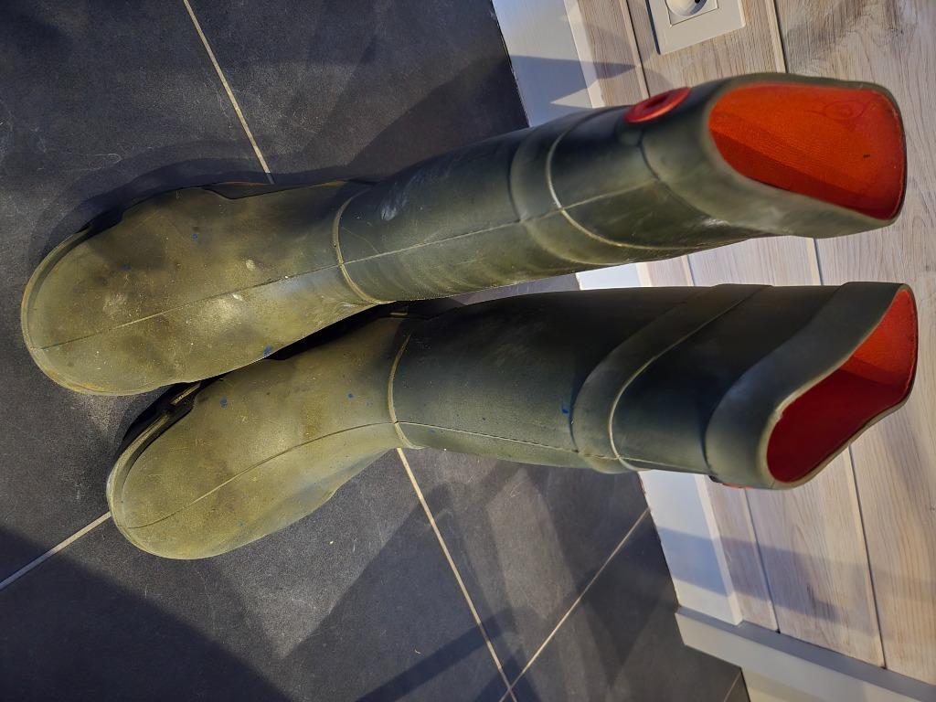 Zware rubber laarzen, Ophalen, Zo goed als nieuw, Heren, Laarzen