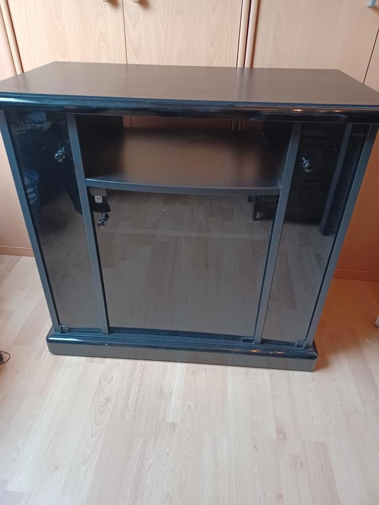 TV meubel zwart, Merk Munari, Huis en Inrichting, Kasten |Televisiemeubels, Gebruikt, Ophalen