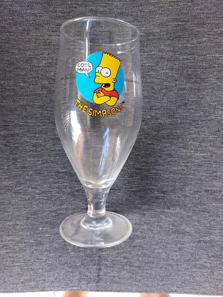 bierglas De Simpsons, Verzamelen, Glas en Drinkglazen, Ophalen of Verzenden, Bierglas