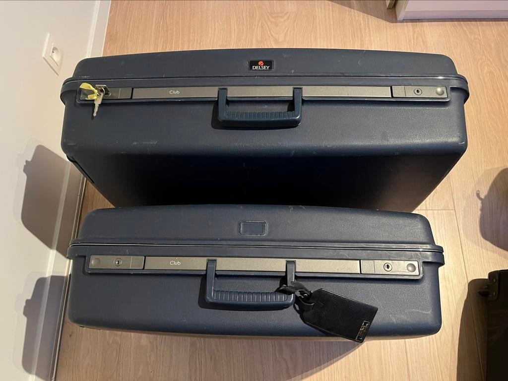 Twee reiskoffers Delsey, Handtassen en Accessoires, Koffers, Ophalen, Zo goed als nieuw